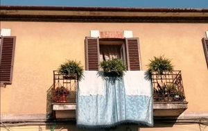 Balcone Addobbato per Infiorata di Poggio Moiano