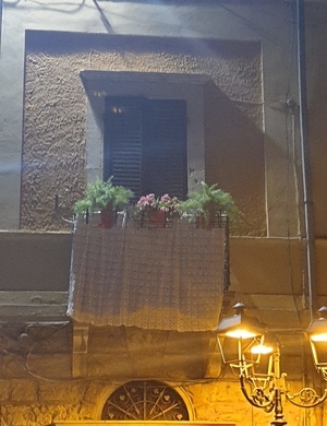 Balcone Addobbato per Infiorata di Poggio Moiano