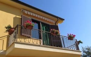 Balcone Addobbato per Infiorata di Poggio Moiano